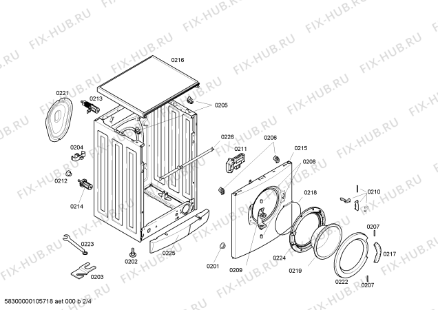 Схема №3 WFL851GR Maxx WFL851 с изображением Панель управления для стиралки Bosch 00441466