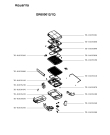 Схема №1 GR600012/1Q с изображением Корпусная деталь для гриля Rowenta TS-01035201