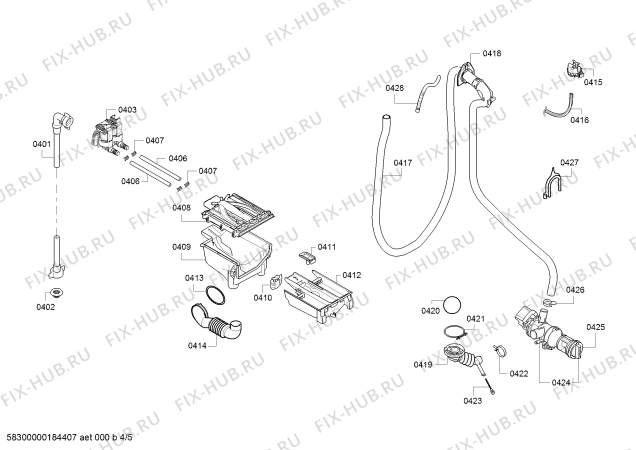 Схема №4 CWF12T48IL с изображением Панель управления для стиралки Bosch 11023855