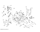 Схема №4 SGI58M04EU с изображением Передняя панель для электропосудомоечной машины Bosch 00660233