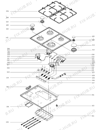 Схема №1 VDS4624.0002 (271196, VDS4624.0002) с изображением Поверхность для плиты (духовки) Gorenje 287369
