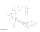 Схема №4 MUM59S81DE HomeProfessional с изображением Корпус для кухонного комбайна Bosch 11011182