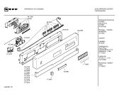 Схема №3 S4456N4EU с изображением Передняя панель для электропосудомоечной машины Bosch 00362356