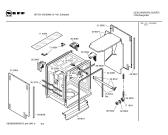 Схема №4 S4459N2 SI759B с изображением Передняя панель для посудомойки Bosch 00361007