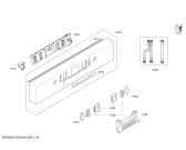 Схема №5 SMD86M54DE с изображением Набор кнопок для электропосудомоечной машины Bosch 00620067