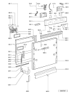 Схема №1 WP 66/1 IX с изображением Модуль (плата) управления для посудомойки Whirlpool 480140100833