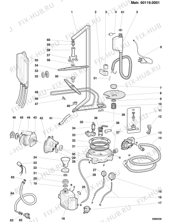Схема №1 LS615STE (F015662) с изображением Инструкция по эксплуатации для посудомойки Indesit C00053400