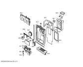 Схема №8 KGU57990 с изображением Крышка для холодильника Bosch 00242885