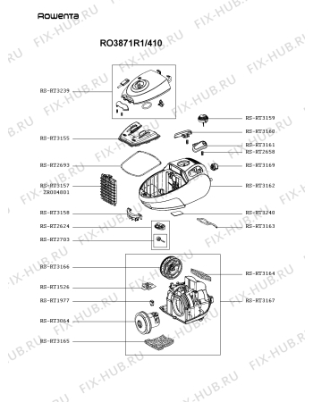 Схема №2 RO382701/410 с изображением Переключатель для пылесоса Rowenta RS-RT3159
