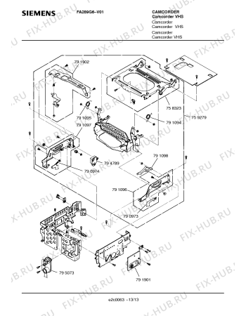 Схема №6 FA289G6 с изображением Инструкция по эксплуатации для видеоаппаратуры Siemens 00531111