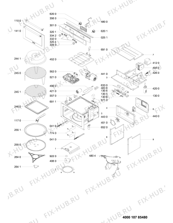 Схема №1 KMQCX456002 (F092784) с изображением Инструкция по эксплуатации для свч печи Indesit C00514694