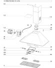 Схема №1 H562WH (F051111) с изображением Труба для электровытяжки Indesit C00259718