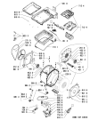 Схема №1 WATE 9375/1 с изображением Обшивка для стиралки Whirlpool 481245211621