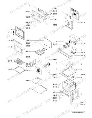 Схема №1 AKP762/WH/01 с изображением Двигатель для электропечи Whirlpool 481936118443