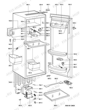 Схема №1 ARG735A (F092119) с изображением Руководство для холодильной камеры Indesit C00359792