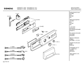 Схема №2 WXL860EE SIWAMAT XL 860 с изображением Панель управления для стиралки Siemens 00363310