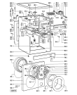 Схема №1 AWM 202 AWM 202/WS-CH с изображением Обшивка для стиральной машины Whirlpool 481245219436