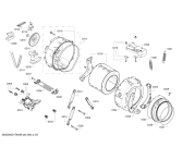 Схема №4 WD15H5690W Siemens wash&dry 7/4kg iQ700 с изображением Корпус для стиралки Siemens 00712134