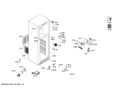 Схема №3 KDV52X65NE с изображением Дверь для холодильной камеры Bosch 00246951