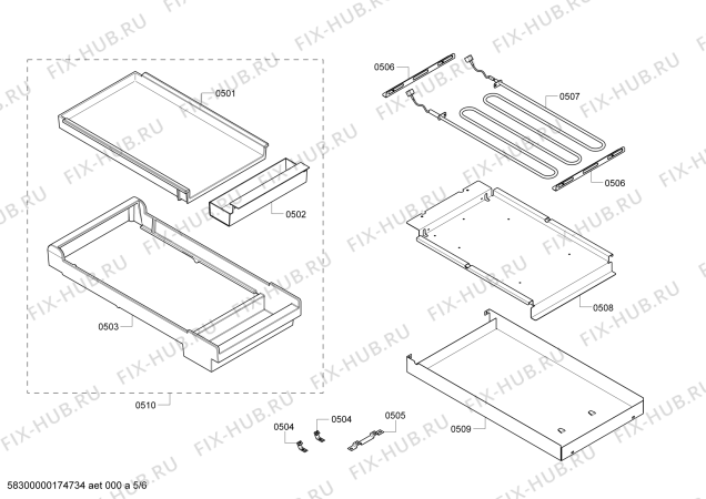 Схема №5 PC364GEBS с изображением Труба для духового шкафа Bosch 00447256