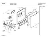 Схема №3 SGS8452 ExclusivJubilee с изображением Передняя панель для электропосудомоечной машины Bosch 00361031