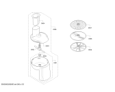 Схема №1 MUM9GX5S21 OptiMUM с изображением Нижняя часть корпуса для кухонного комбайна Bosch 12017614