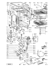 Схема №2 ADP 9518 BR с изображением Обшивка для электропосудомоечной машины Whirlpool 481245370065
