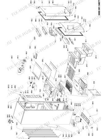 Схема №1 WBC4057 A+NFCX с изображением Вставка для холодильника Whirlpool 480132102907