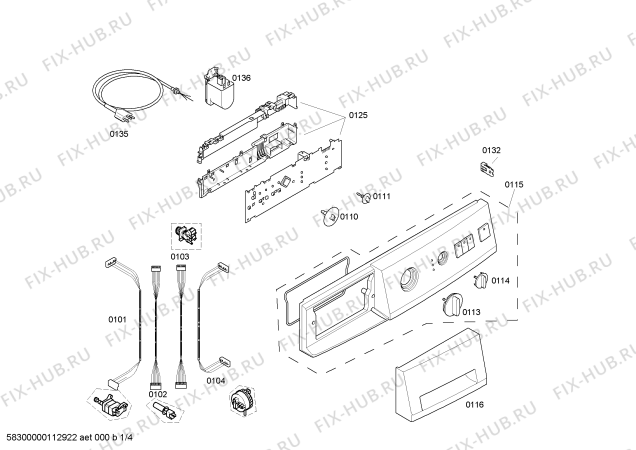 Схема №3 WM5SH05CH Spirit 4120 eco с изображением Ручка для стиралки Bosch 00481965