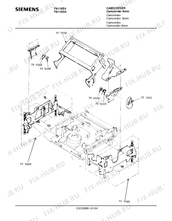 Схема №20 FA118G4 с изображением Сервисная инструкция для видеоаппаратуры Siemens 00535302