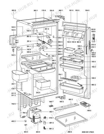 Схема №1 KVIC 2069-LH с изображением Микротермостат для холодильной камеры Whirlpool 481228238068