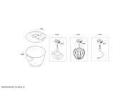 Схема №2 MUM9GX5S21 OptiMUM с изображением Нижняя часть корпуса для кухонного комбайна Bosch 12017614