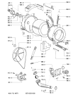 Схема №2 AWM 288/WS-B с изображением Пружина бака для стиральной машины Whirlpool 481249238363