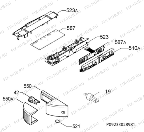 Взрыв-схема холодильника Aeg Electrolux S73800KMM0 - Схема узла Diffusor