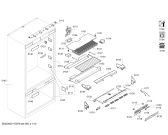 Схема №3 T30BB810SS с изображением Крышка для холодильника Bosch 00627459