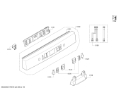 Схема №5 SMS58N98EU, ActiveWater Eco с изображением Передняя панель для электропосудомоечной машины Bosch 00790543