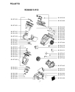 Схема №1 RO666511/410 с изображением Покрытие для мини-пылесоса Rowenta RS-RT3272