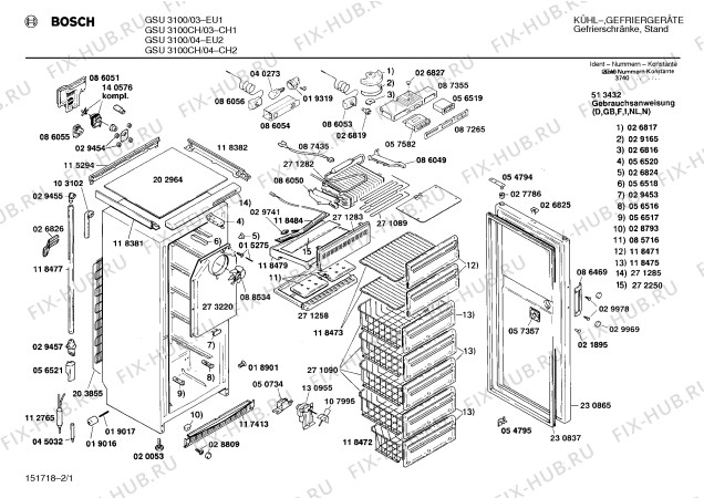 Схема №1 VKD2113K с изображением Клеммная коробка для Bosch 00055516