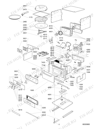 Схема №1 AMW 529 IX с изображением Панель управления для микроволновой печи Whirlpool 481245350324