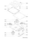 Схема №1 AKM 901/NE/02 с изображением Втулка для плиты (духовки) Whirlpool 481244039464