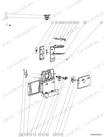 Взрыв-схема холодильника Zanussi ZRB224NWO - Схема узла Electrical equipment 268