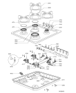 Схема №1 TGZ 3567 IN с изображением Пламярассекатель для плиты (духовки) Whirlpool 481236068835