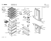 Схема №1 KGS3703 с изображением Дверь морозильной камеры для холодильной камеры Bosch 00212917
