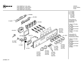 Схема №2 E3441S0EU с изображением Панель управления для плиты (духовки) Bosch 00299577