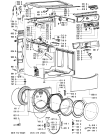 Схема №2 AWM 8000-F с изображением Запчасть для стиральной машины Whirlpool 481221458099