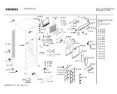 Схема №3 KS40U670FF с изображением Дверь для холодильной камеры Siemens 00244249