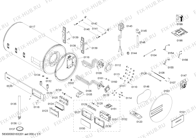 Схема №1 DG10576BTI с изображением Инструкция по эксплуатации для бойлера Siemens 00623018