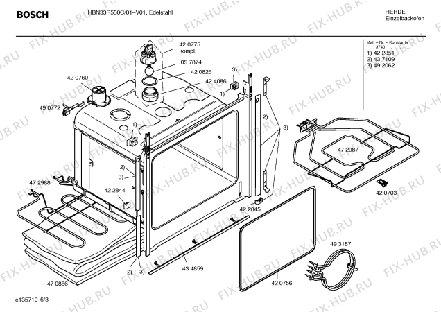 Схема №4 HBN33L550C с изображением Инструкция по эксплуатации для плиты (духовки) Bosch 00590186