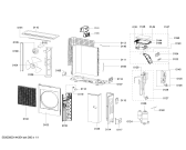 Схема №1 B1ZMA24903 с изображением Крышка для кондиционера Bosch 00711477