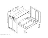 Схема №5 HBN210S0 с изображением Панель управления для духового шкафа Bosch 00664557